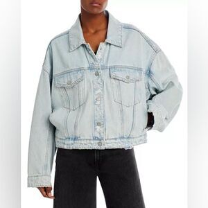 BLANKNYC Organic Cotton Denim Trucker Jacket XS EUC